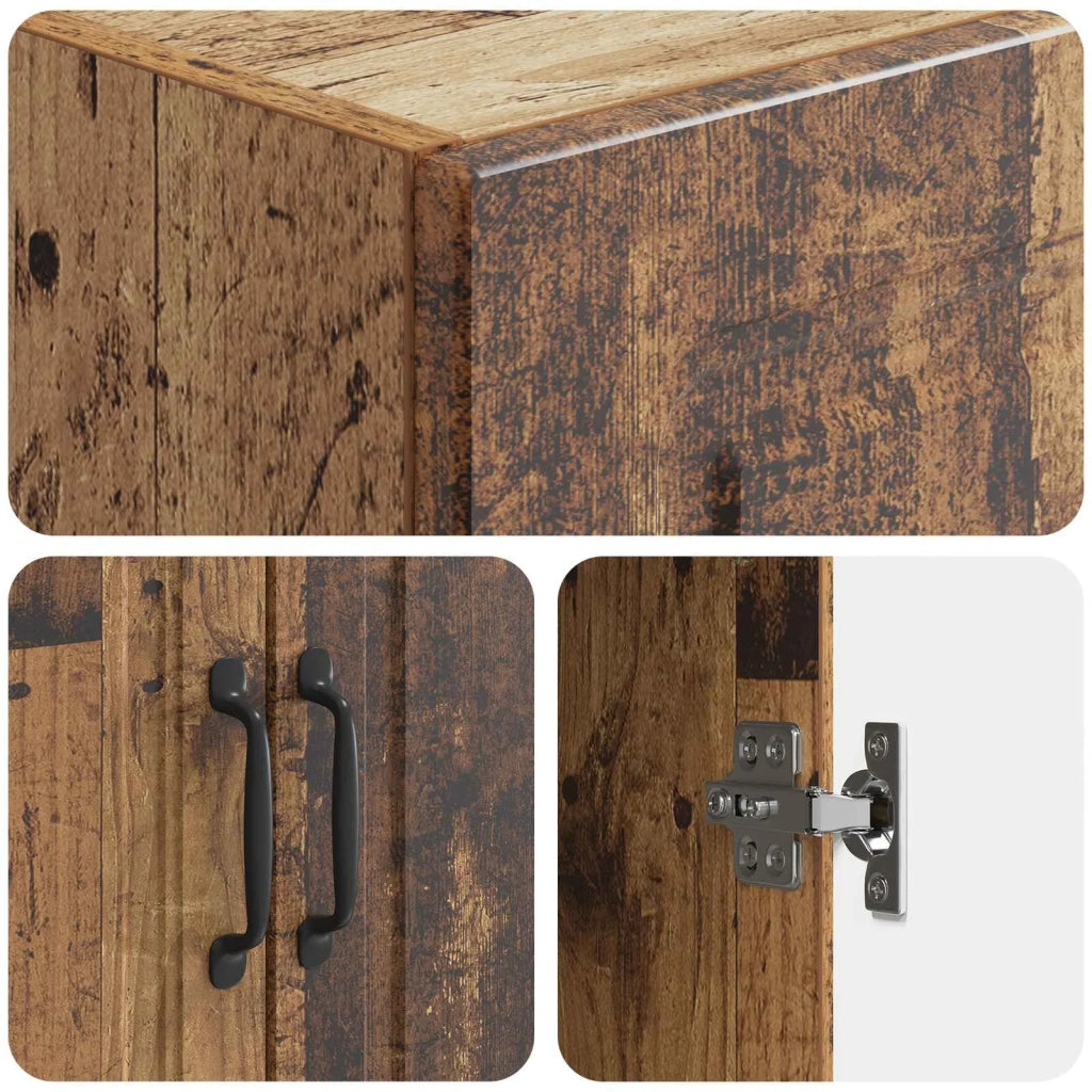 Set di armadi 2 pcs Legno antico 33 x 34,5 x 87 cm 3416977