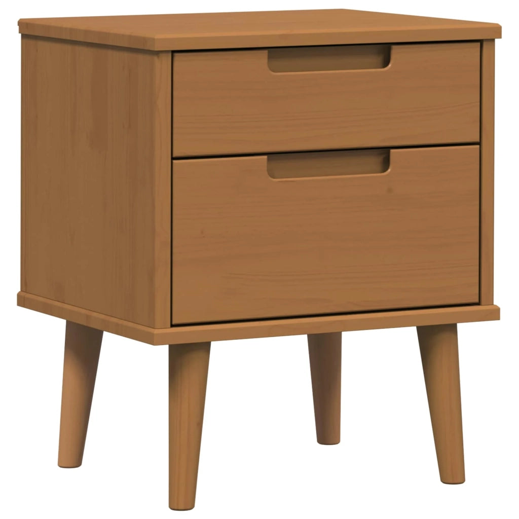 Armadio da Notte con cassetto Caramello 40 x 35 x 48 cm 42020931