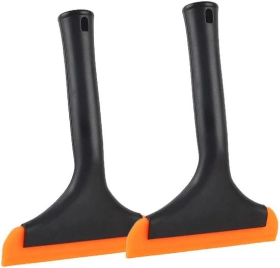 Kit di fissaggio per finestre in silicone da 2 pezzi per pulizia di finestre, specchi, vetro e altro (nero)