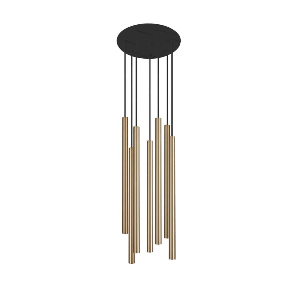 Lampadario a sospensione Nowodvorski Laser ottone 7xG9 Ø30