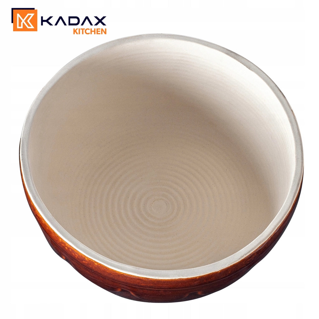 Ciotola da miscelazione in gres KADAX Makutra da 4 litri, 24 cm