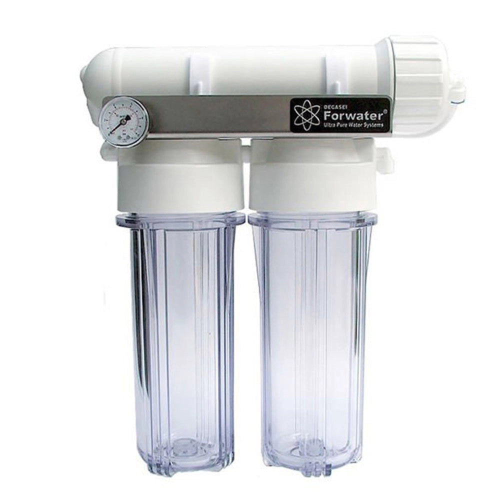 Forwater Serie OXI 250GPD Impianto ad Osmosi Inversa Professionale da 50 GPD in Acciaio Inox Satinato