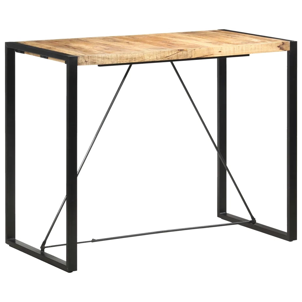 Tavolo da Bar 140x70x110cm in Legno Massello di Mango cod mxl 58840