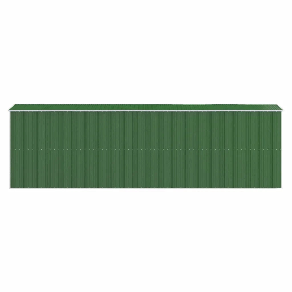 Capanno da Giardino Verde 192x689x223 cm Acciaio Zincato 3147433
