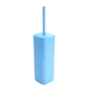 Scopino wc con ciuffo in setole d'appoggio in plastica riciclata 6334 Gedy serie SEVENTY Celeste