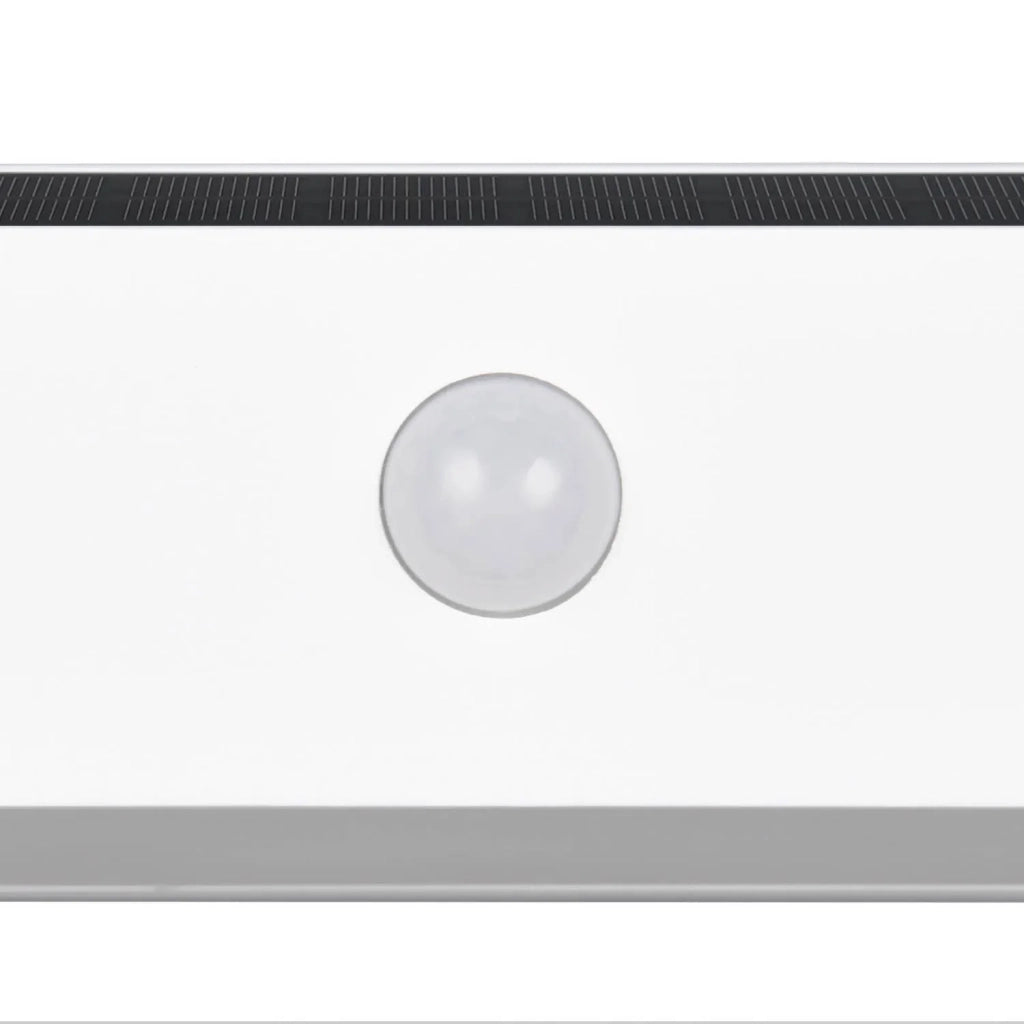 LÚZETE - APPLIQUE ESTERNO SOLARE IBRIDO 6W 4000K SENSORE IP44 BIANCO SUNDEW