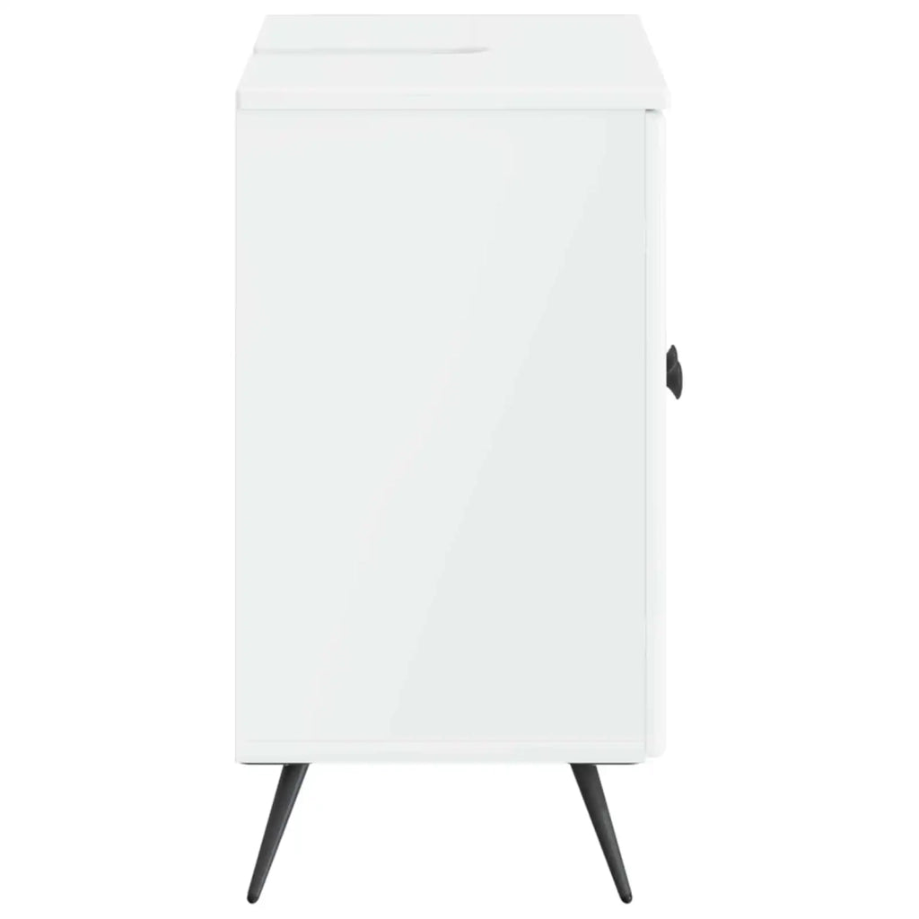Armadio per Lavabo da Bagno BREDA Bianco Lucido 897449