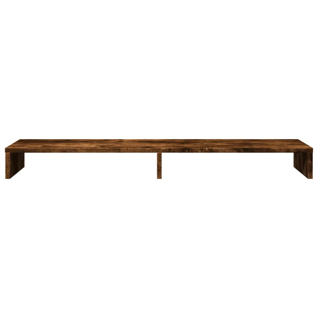 Supporto per monitor mobile da scrivania 100 x 27 x 10 cm legno ingegnerizzato marrone 02_0044832