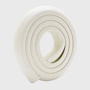 Protezione angolare e di bordo per mobili, set di protezione per angoli e bordi con schiuma di sicurezza 2 metri, 4 angoli, set di sicurezza per bambini, bianco