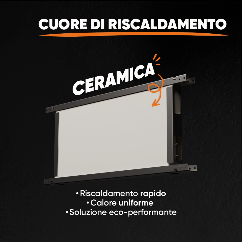Radiatore elettrico Wi-Fi Bestherm ORPHÉE CONNECT 2000W