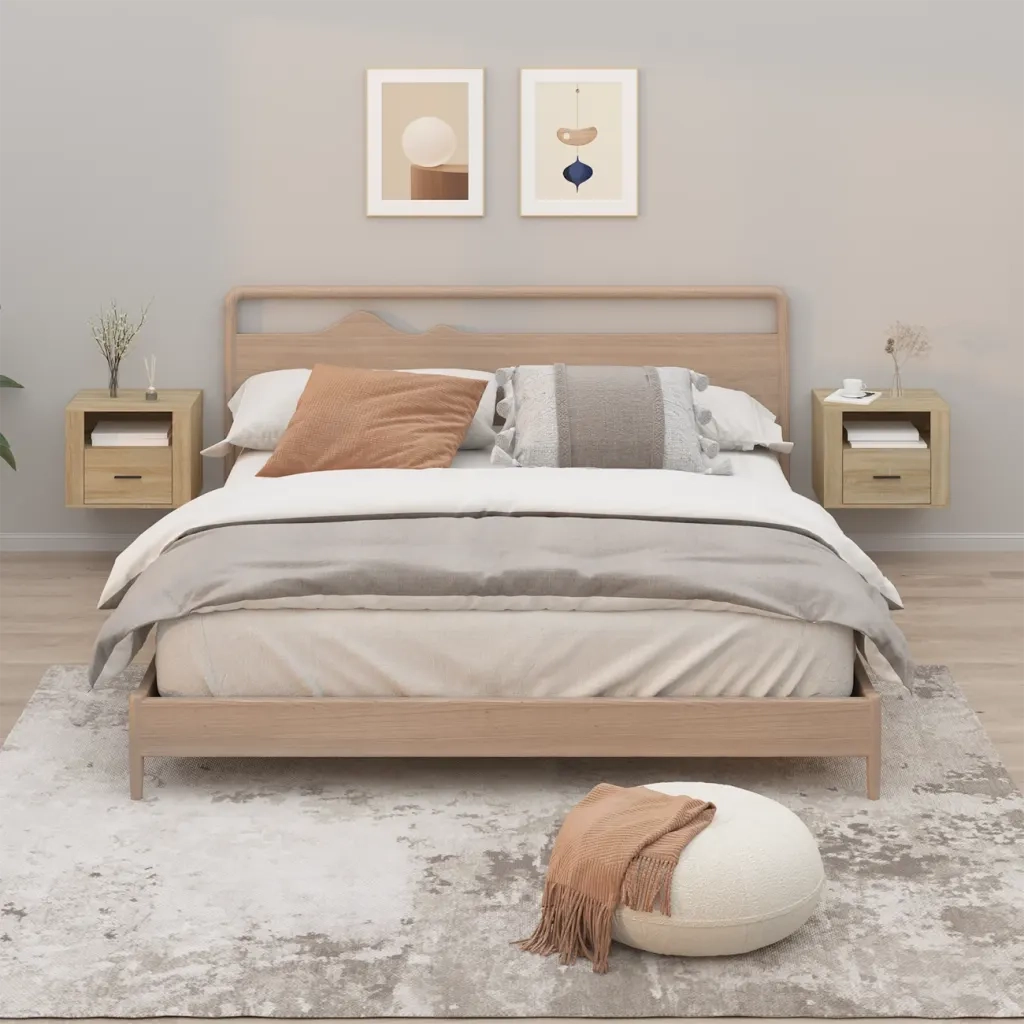Comodini a Muro 2 pz Rovere Sonoma 50x36x40 cm cod mxl 30049