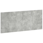 Testiera da Muro ARNHEM Grigio Cemento Legno ingegnerizzato 896748
