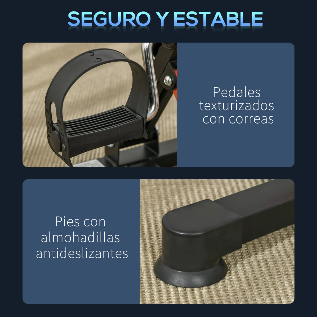 Bicicletta da esercizio a pedali ¨C zephmum ¨C 33-43x40x24,5-34,5 cm Nero