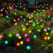 Illuminazione esterna solare - 8 pezzi - impermeabile - multicolore - illuminazione esterna - 10 led illuminazione esterna solare