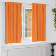 Tende Blackout con Anelli 2 pcs Arancione 175 x 140 cm 4107509