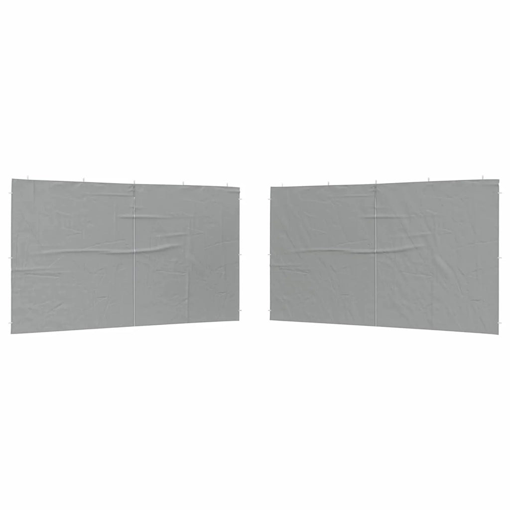 Parete per tenda da festa 2 pcs Grigio chiaro 400 x 195 cm 42033031