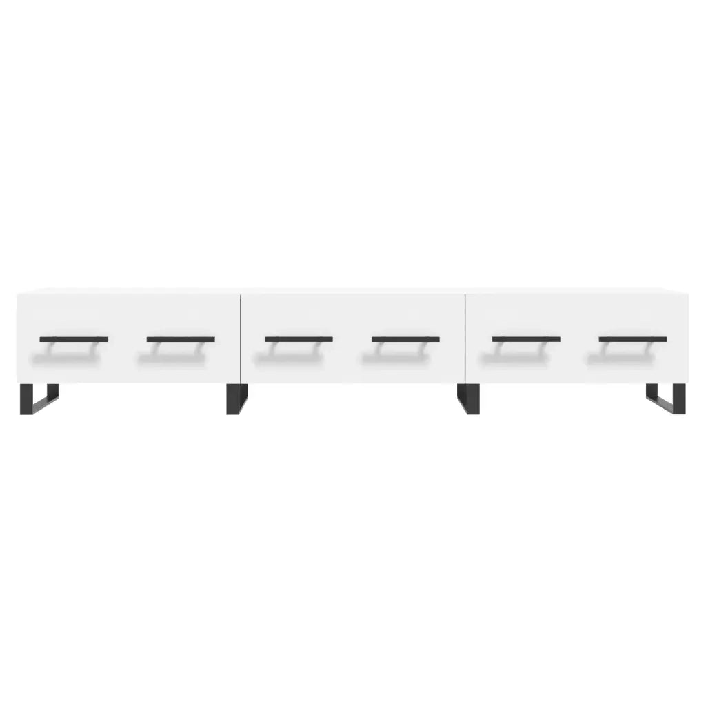 Mobile Porta TV Bianco 150x36x30 cm in Legno Multistrato 829172