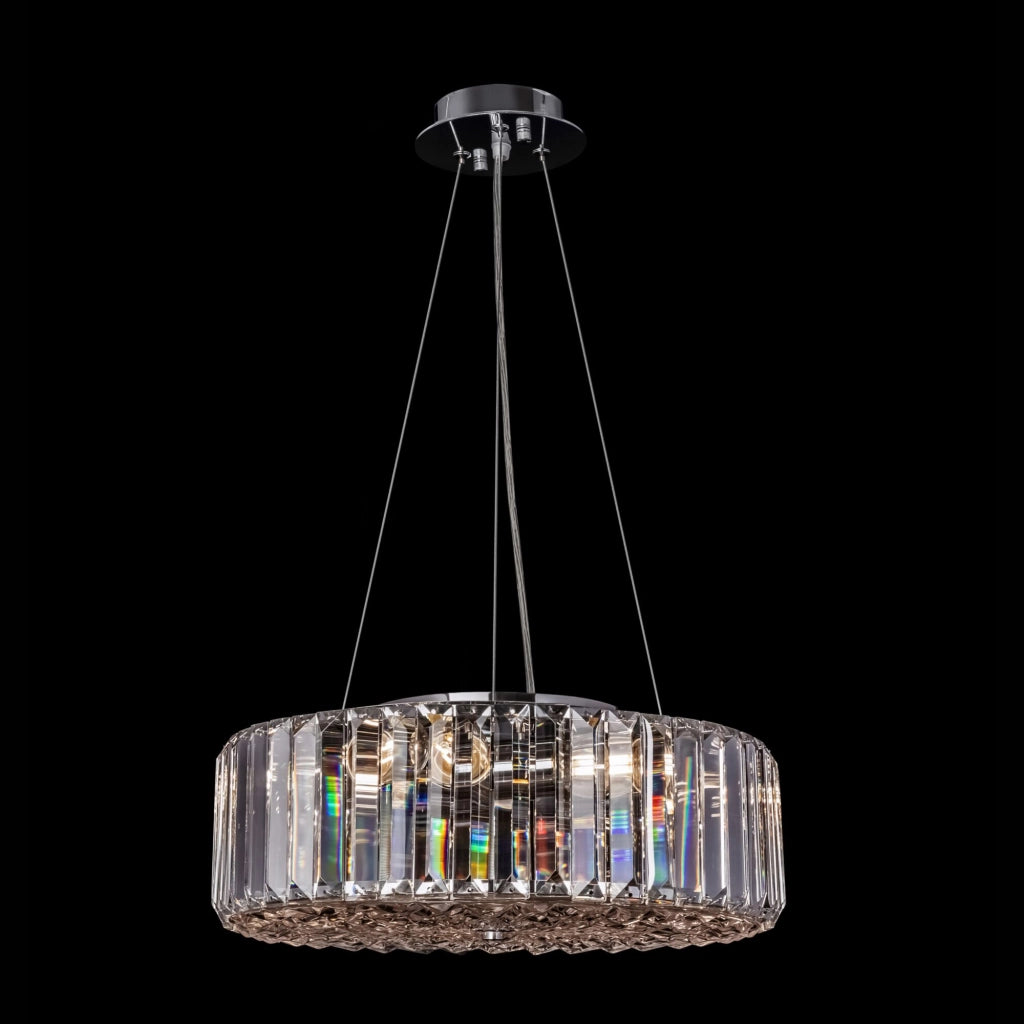 Maytoni Lampadario Contemporaneo Recinto 6 luci E27 cromo metallo cristallo