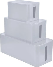 Organizzatore per cavi elettrici e cavi - Organizzatore per l'archiviazione dei cavi - Grigio - 1 Organizzatore per cavi