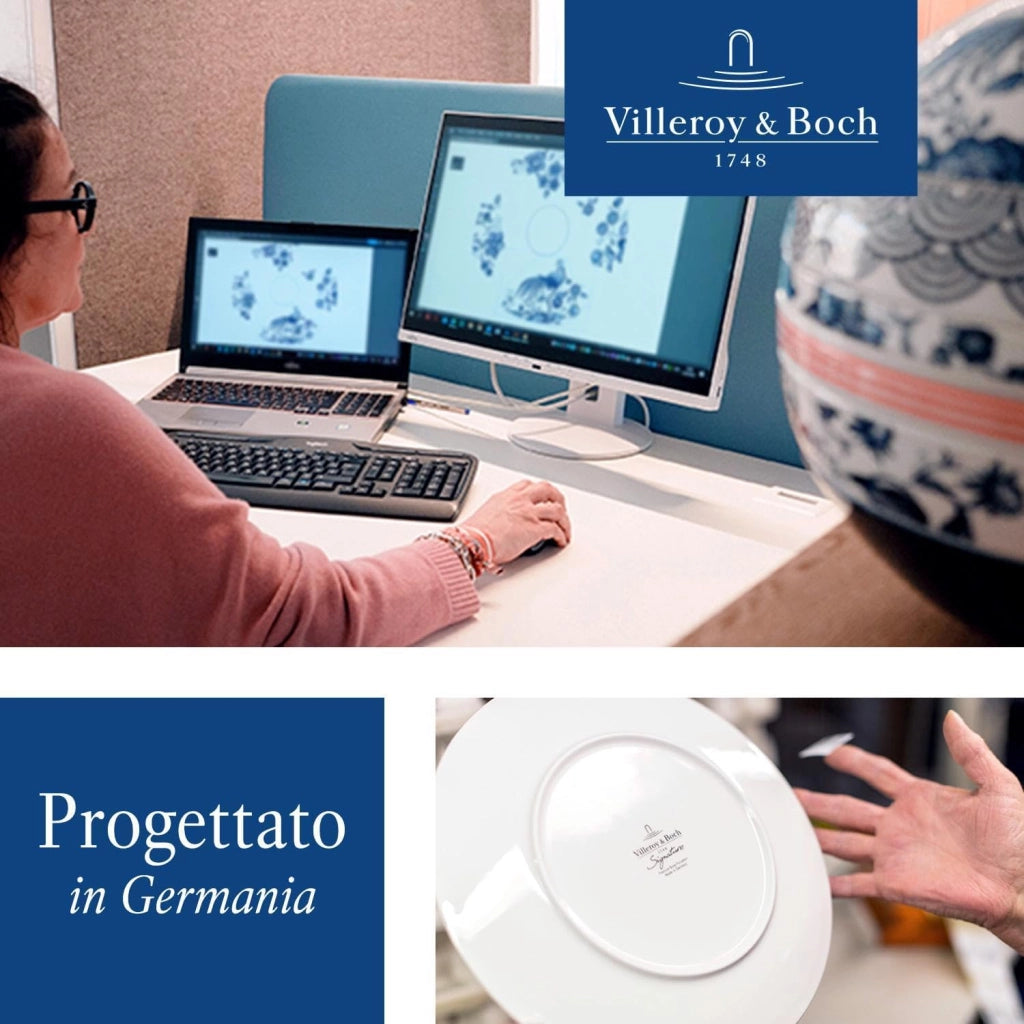 Villeroy & Boch - Mademoiselle Set di Posate 68 Pezzi Argento, Lavabile in Lavastoviglie, 12 Persone Platino, Forchette, Coltelli, Cucchiaio, Acciaio Inossidabile