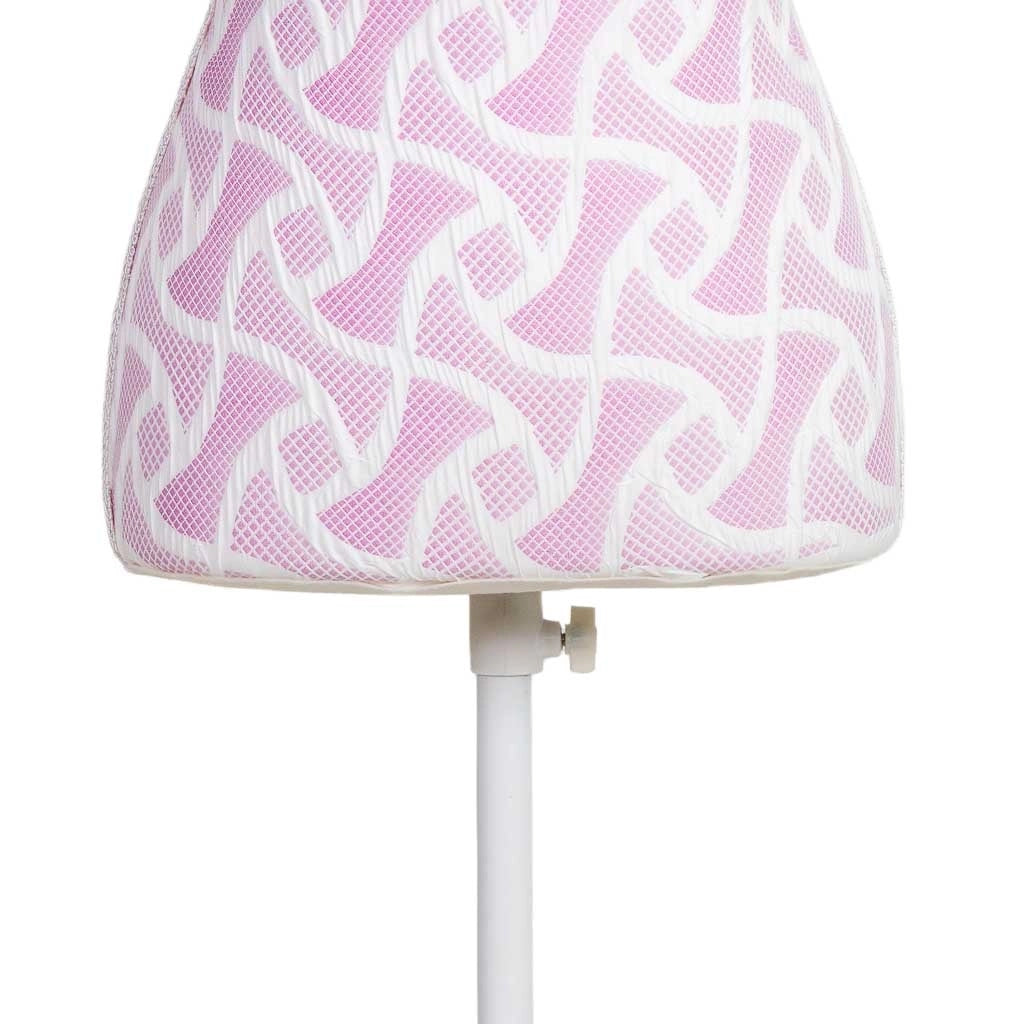 Manichino legno/schiuma tessuto rosa