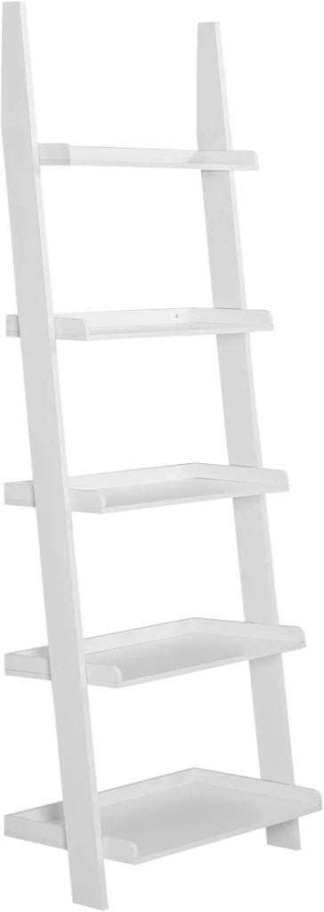 Deuba - Scaffale per scale, colore bianco