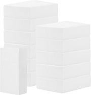 Blocco schiuma rettangolare 12 pezzi - 20 x 10 x 5 cm - Polistirolo rettangolare - Resistente all'acqua e ai colpi - Per artigianato e progetti artistici - Alta stabilità