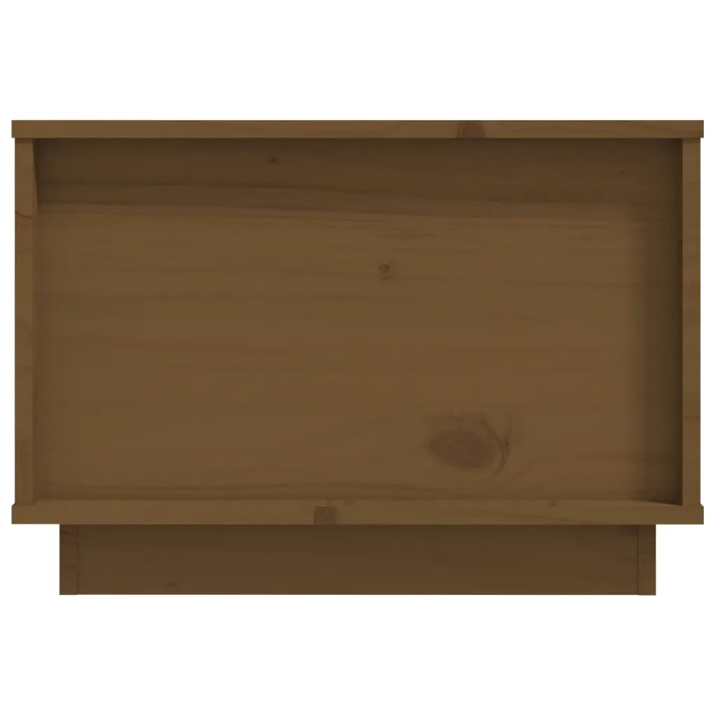 Tavolino da Salotto ambra 60x50x35 cm in Legno Massello di Pino 813418