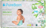 Luiers Ecowechi Bamboe, Taglia 4 (7-12 kg), Ipersensibili e Ultrazaffiatoio