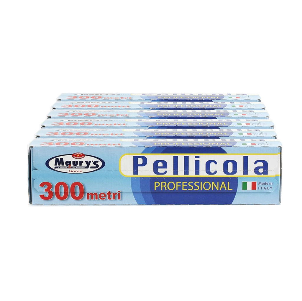 MAURY'S SET 6 CONFEZIONI DI  PELLICOLA TRASPARENTE DA 300 MT CIASCUNA