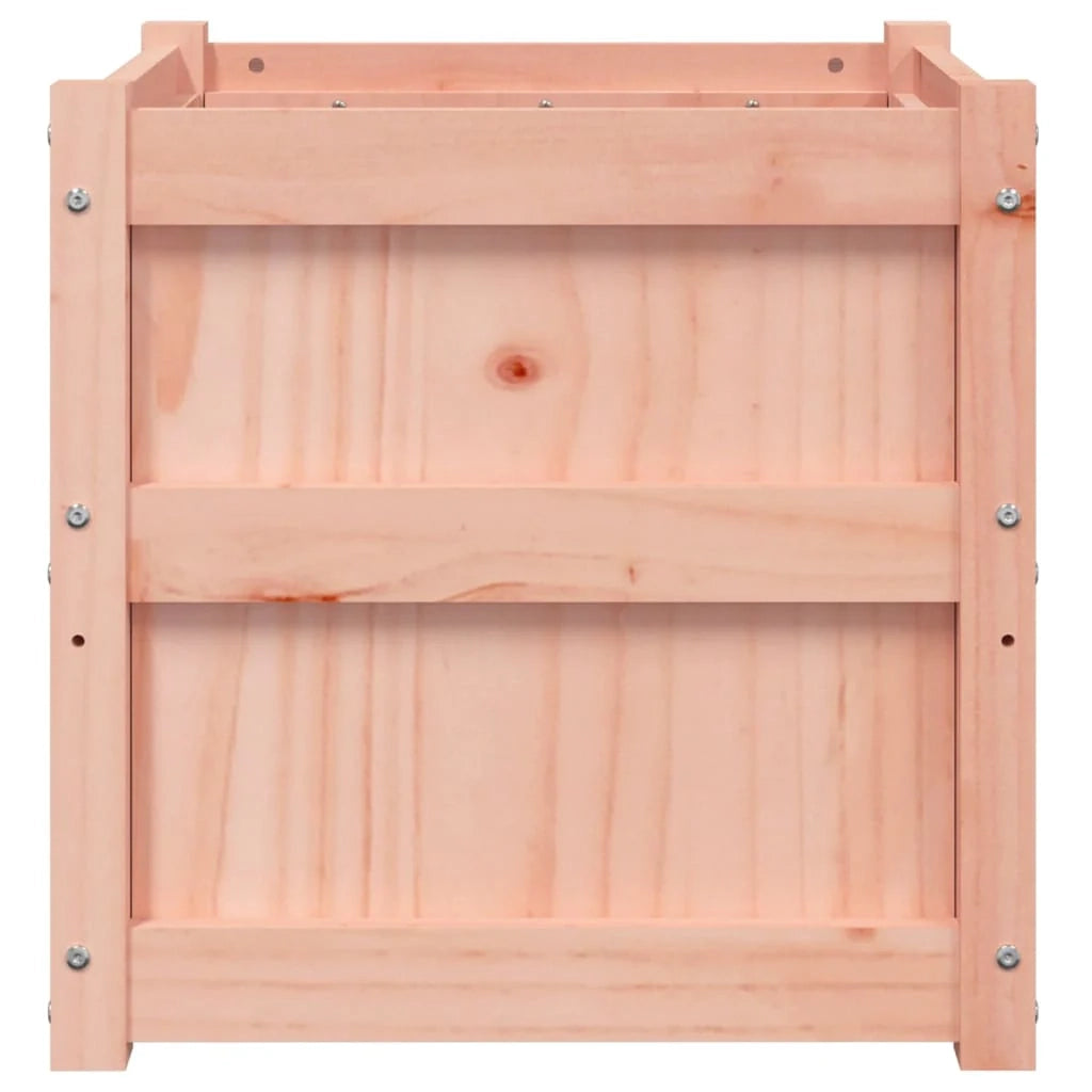 Fioriera rialzata per piante fiori giardino terrazze set da 2 legno massello di abete Douglas marrone 02_0039059