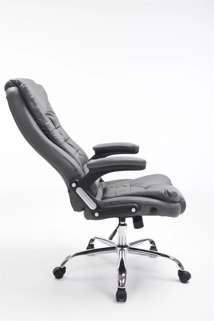 Sedia da ufficio Thor in similpelle grigio