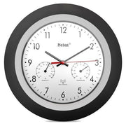 Mebus 19449 orologio da parete e da tavolo Orologio digitale Rotondo Nero, Bianco