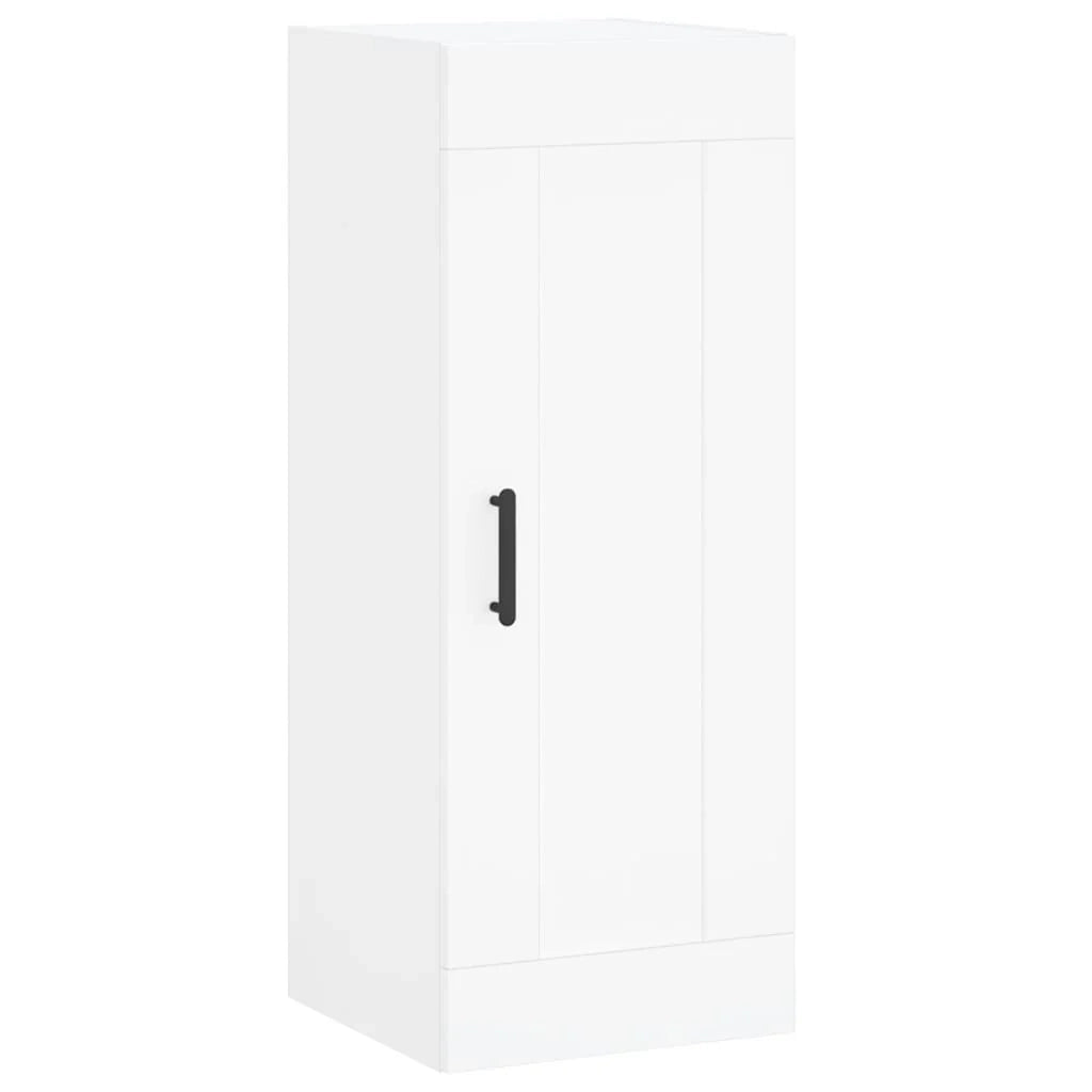Buffet credenza cassettiera mobiletto mobile contenitore organizer cucina soggiorno salotto alto 34,5 x 34 x 180 cm legno ingegnerizzato bianco 02_0032349