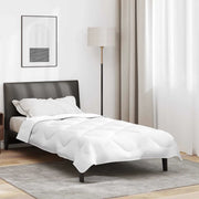 vidaXL Piumoni e Piumini Bianco 135 x 220 cm Microfibra