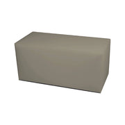 Pouf Bucuresti, Poltrona multiuso, Poltroncina sacco, Pouf poggiapiedi, Made in Italy, 90x40 h42 cm, Tortora