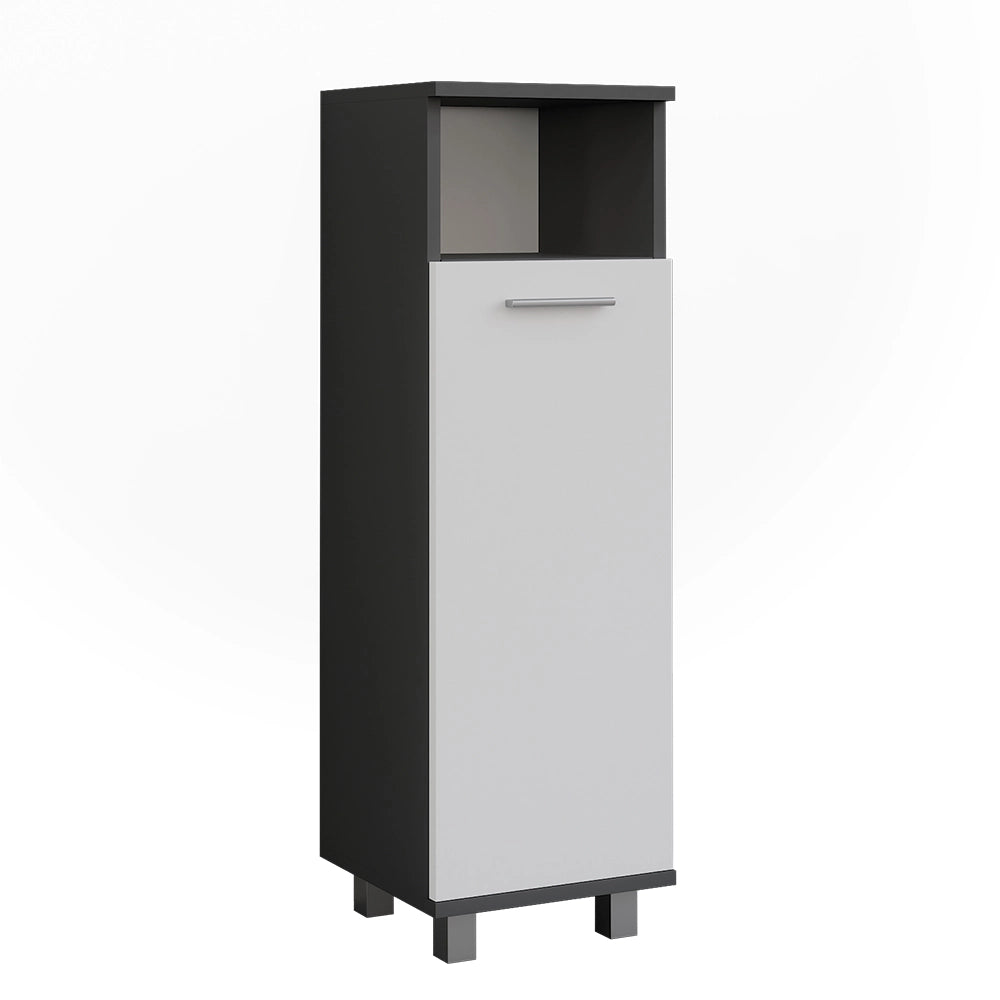 Vicco Mobiletto midi Antracite/bianco 30.2 x 95 cm con porta