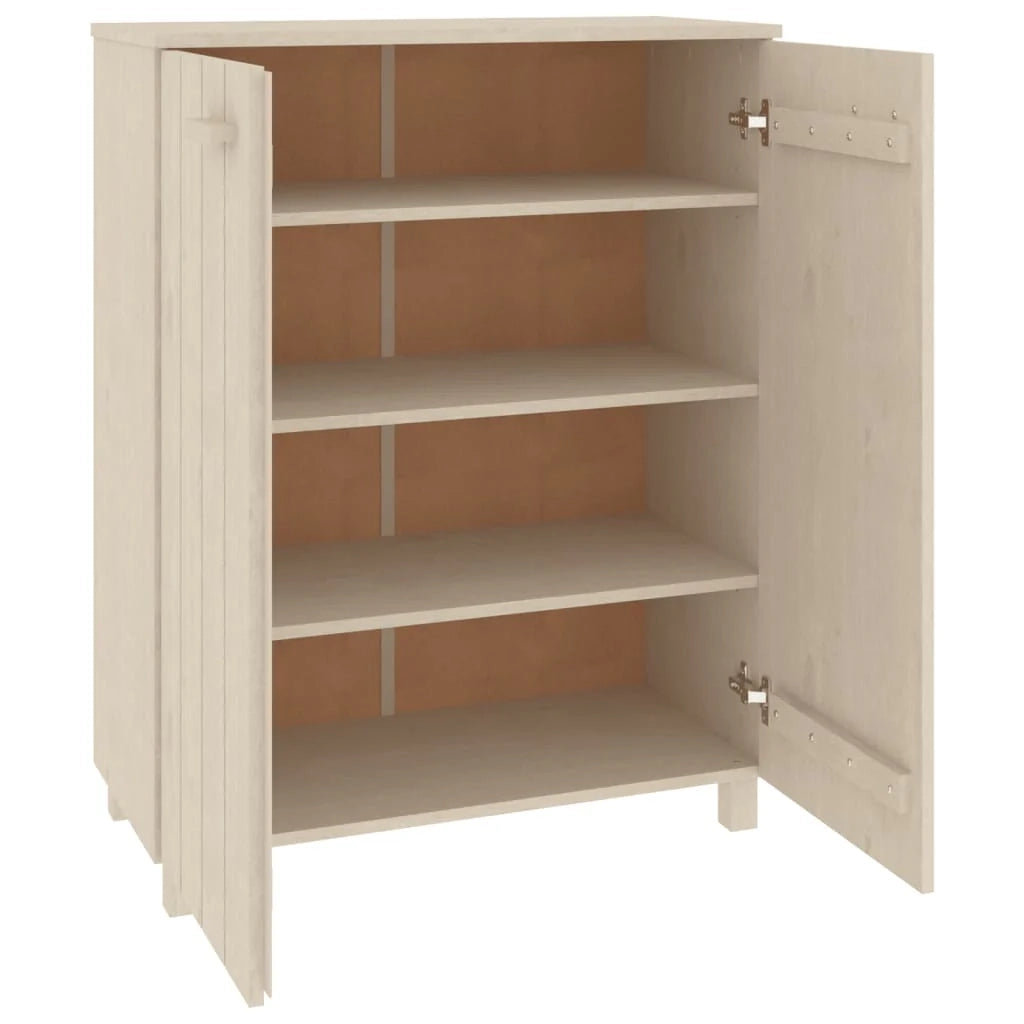 Scarpiera mobile contenitore per scarpe mobile per ingresso/corridoio/soggiorno 85 x 40 x 108 cm pino massello marrone 02_0021867