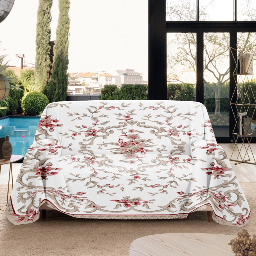 Telo Copritutto Matrimoniale Cotone 250x260 cm Grande Multiuso Copridivano Copriletto Arazzo Drappeggio Lavabile Resistente Disegno 13
