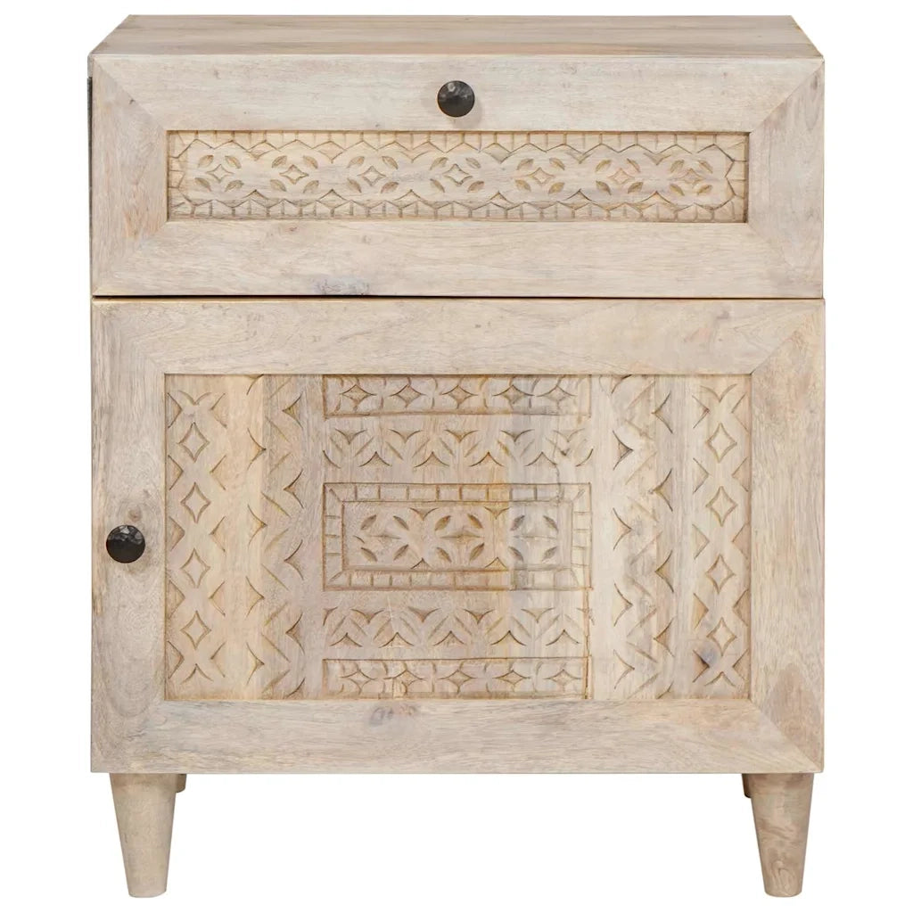 Armadio da Notte Bianco 50 x 33 x 60 cm Legno ingegnerizzato 4018124