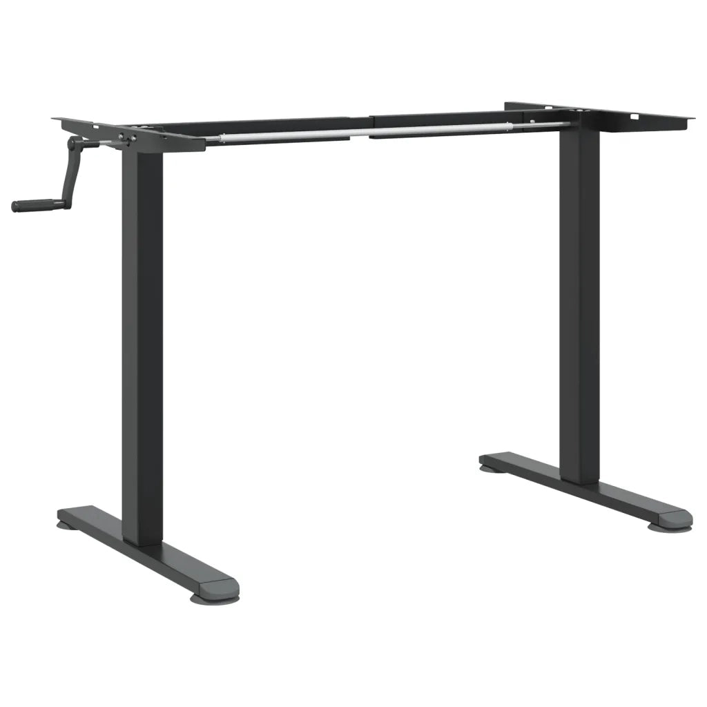 Telaio Scrivania in Piedi Nero (94-135)x60x(70-114)cm Acciaio CFW8844472