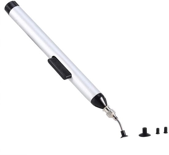 Manuale di utilizzo per aspiratore di sollecchi con 1 st. Pompaggio desollecchiatore rimuove SMD con aspiratore a vuoto pennello con 3 punte