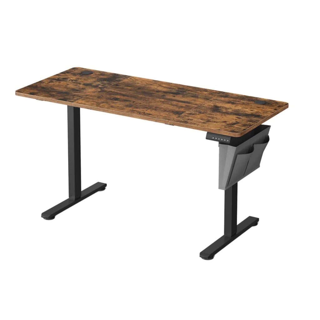 Scrivania elettrica regolabile in altezza 60 x 120 x (72-120) cm 4 posizioni di memoria dell'altezza tasca portaoggetti bianco nuvola 12_0004579