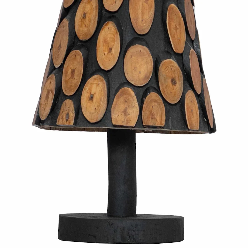 Albero di Natale | Decorazioni natalizie Marrone 90 cm Legno massello di teak