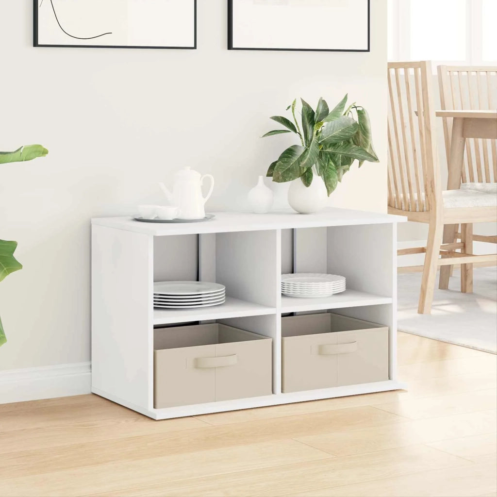 Supporto TV con cassetto-Credenza per TV-Mobile TV Bianco 79 x 40 x 48 cm