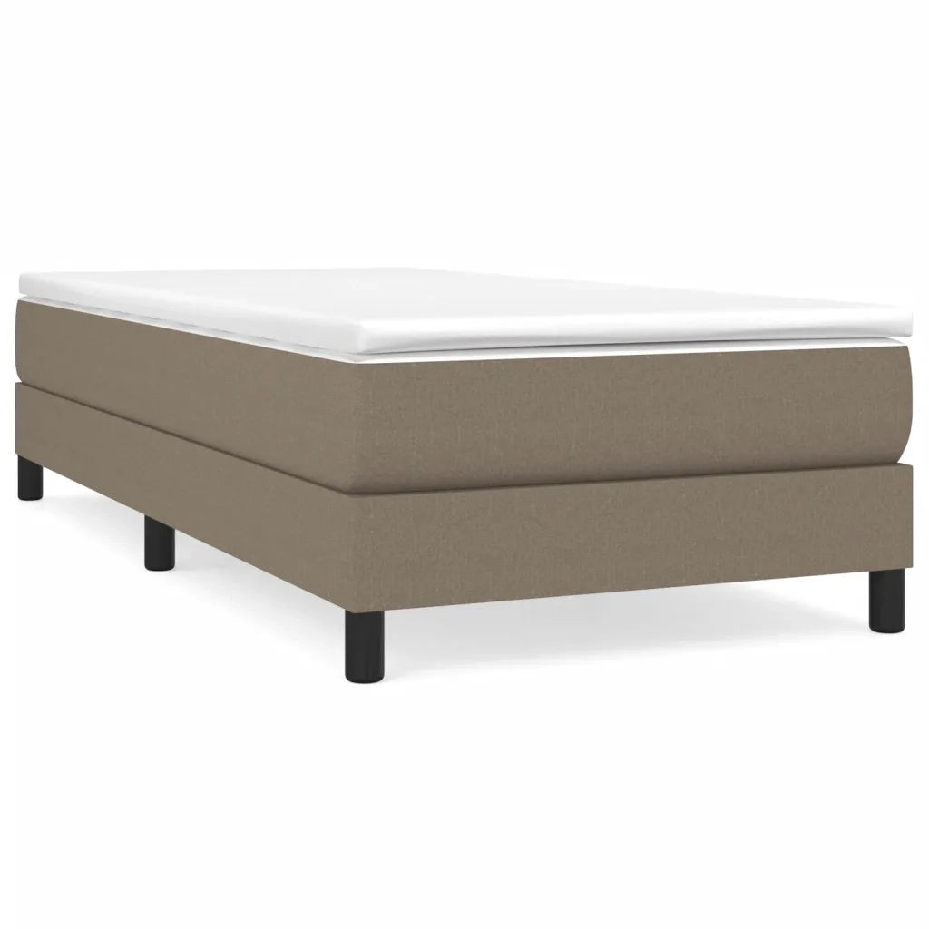 Struttura Letto a Rete a Molle Tortora 80x200 cm Tessuto 3120472