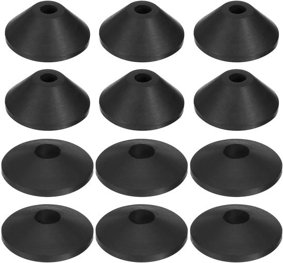 Set di gomma conico per prevenire perdite di acqua per il serbatoio del water, con 12 pezzi.