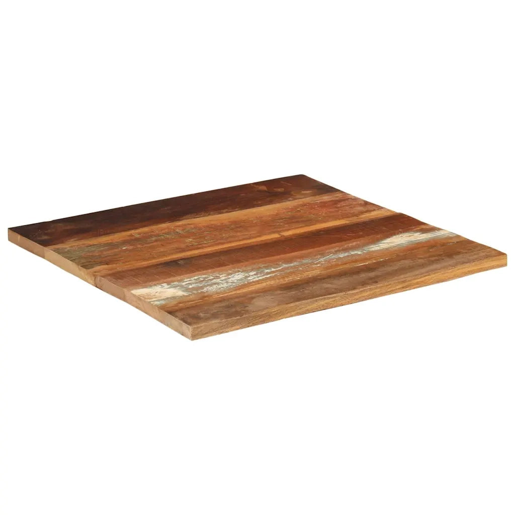 Piano Tavolo Quadrato 70x70 cm 25-27 mm in Legno di Recupero cod mxl 76120