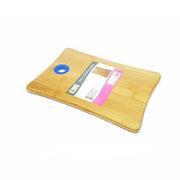 Trade Shop - Tagliere In Legno Naturale Tagliare Verdure Salumi Carne Bambù 25 X 17 Cm -
