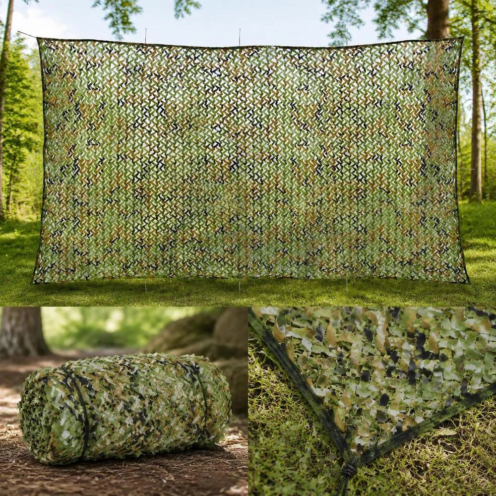 Camouflage Net With Storage Bag 3x6 M Green
